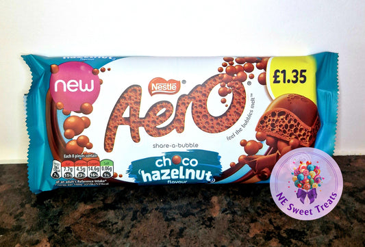 Aero Hazelnut Chocolate Sharing Bar 90g